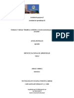 Evidencia 5 Informe "Identificar Actividades y Recursos Necesarios para El Desarrollo de Un Recorrido".