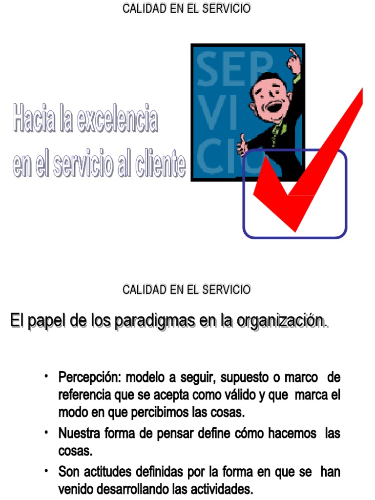 Hacia La Excelencia en El Servicio Al Cliente MANEJO DE CLIENTES | PDF ...