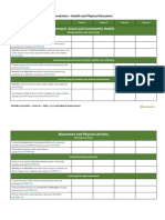 Health and Physical Education Term Tracker Australian Curriculum Foundation Term Columns PDF - 1210686 PDF