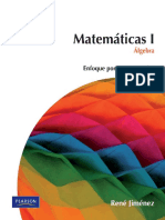 Matemáticas 1, Álgebra-Jiménez René PDF