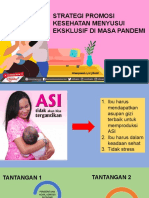 Strategi Promkes ASI Eksklusif Di Masa Pandemi