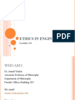 Ethics in Engineering: Lecture 1/4