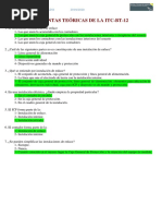 TESTS REBT + Soluciones | PDF | Corriente eléctrica | Aislador ...