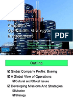 Operations Management: Chapter 2 - Operations Strategy in A Global Environment