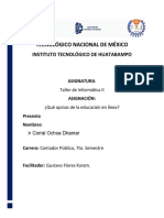 OPINION ACERCA DE LA EDUCACION EN LINEA DHAMAR CORRAL.docx