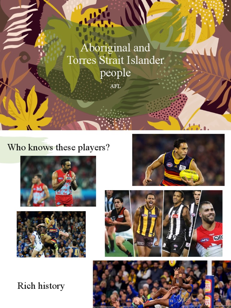 Aboriginal and Torres Strait Islander People - Afl Powerpoint | PDF