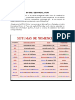 Sistemas de Nomenclatura