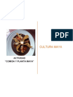 Comida y Planta Maya