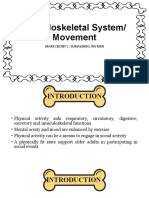 Musculoskeletal System/ Movement: Mark Ebony C. Sumalinog, RN MSN