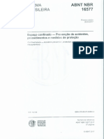 NBR ABNT 16577 Espaço Confinado - Prevenção de Acidentes, Procedimentos e Medidas de Proteção - Cópia PDF