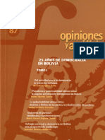 25 Anos de Democracia en Bolivia PDF