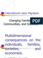 International Labor Migration: Changing Families, Communities, and Societies