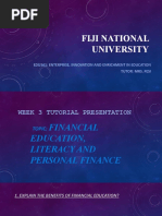 Fiji National University: Edu561: Enterprise, Innovation and Enrichment in Education Tutor: Mrs. Fesi