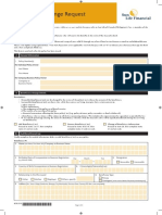 Beneficiary Change Request: Purpose of The Form: Important Notes