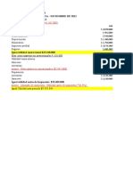 Menos: Gastos Operacionales ($41.262.000) : Estado de Resultados Inmobiliaria Servibuga - Diciembre de 2012