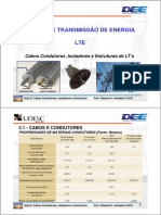 Cabos Condutoresisoladores e Estruturas de LT S PDF