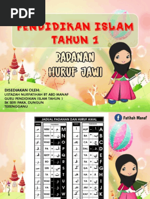 Bbm Jawi Tahun 1 Padanan Huruf Jawi Pdf