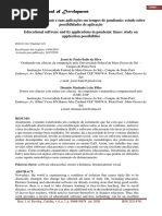 Softwares educacionais e suas aplicações em tempos de pandemia estudo sobre possibilidades de aplicação