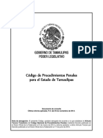 Codigo de Procedimientos Penales Tamaulipas 2020