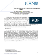 Grinding of Calcite To Nano-Size - Effect of Mill Capacity and Grinding Media Shape (#525481) - 673740