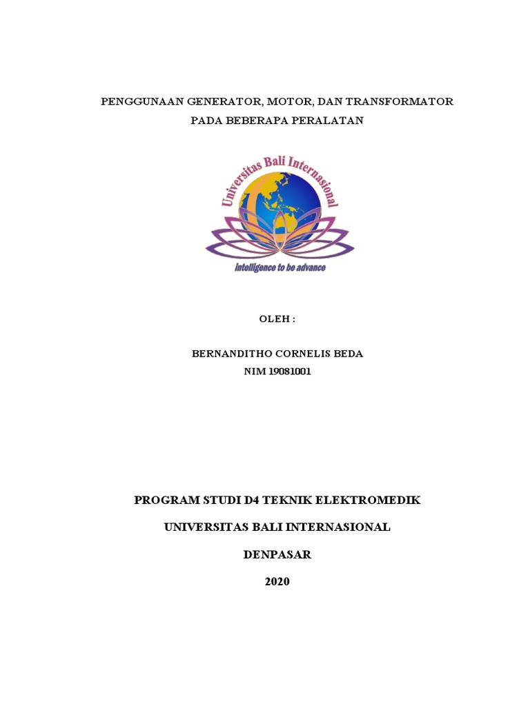 Penggunaan Generator | PDF | Komputer