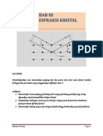 Bab Iii. Difraksi Kristal