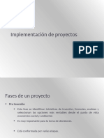 Implementacion de Proyectos