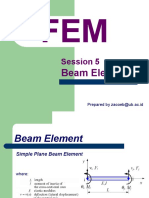 FEM5 Beam Element
