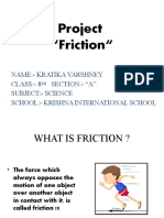 Project Friction Types Effects