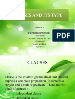 Clauses and Its Type Kel 8