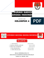 Integrasi Nasional Bangsa Indonesia - Kelompok 4