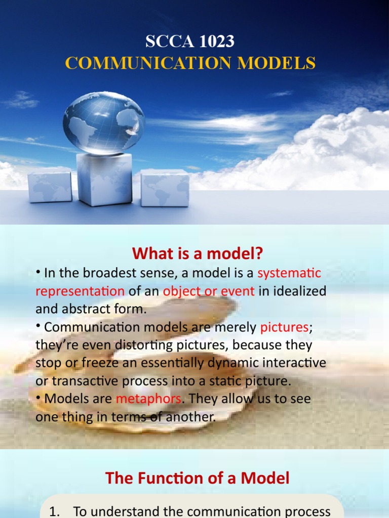 Overview of Communication Models | PDF | Communication | Systems Science