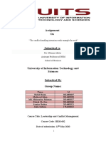 Assignment The Conflict Handling Intensions With Example For Each