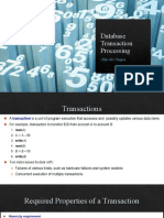 Database Transaction Processing