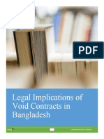 Legal Implications of Void Contracts in Bangladesh
