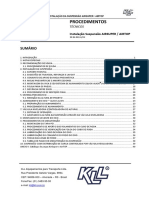 Instalação da suspensão AIRSUPER/AIRTOP