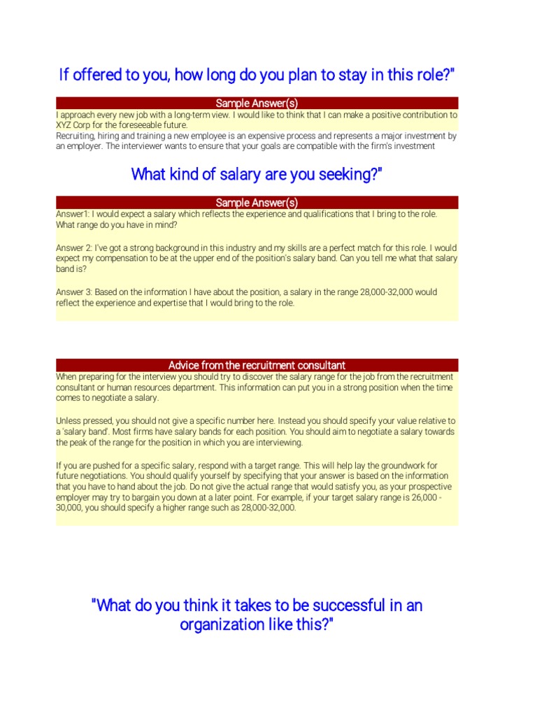 Job Interview Preparation Guide | PDF