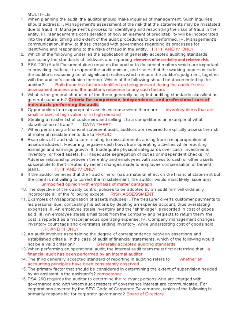 Important Files and Document | PDF | Financial Audit | Audit