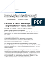 Karakas in Vedic Astrology (Importance of Karaka or Significators in Vedic Astrology) - Learn Astrology Lessons Online