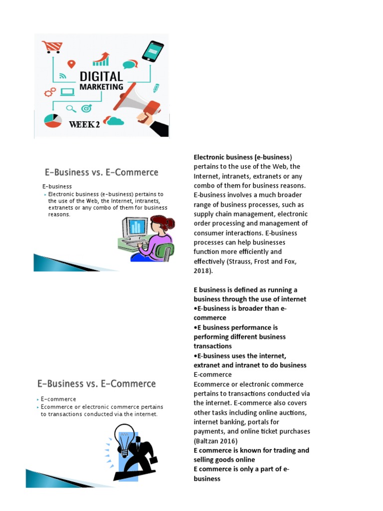 Understanding E-Business and E-Commerce | PDF | E Commerce | Online ...