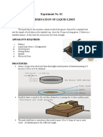 2.determination of Liquid Limit of A Soil Sample