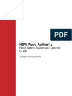 NSW Food Authority: Food Safety Supervisor Learner Guide