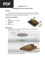 2.determination of Liquid Limit of A Soil Sample