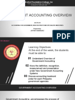 Government Accounting Overview: Korbel Foundation College, Inc
