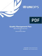 Annex 4 - Quality Management Plan