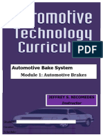 Automotive Bake System Module 1: Automotive Brakes: Jeffrey S. Nicomedes