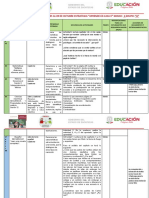 Planificación primera semana de aprendizaje a distancia grado 3