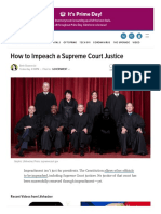 How To Impeach A Supreme Court Justice