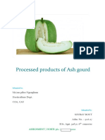 Processed Products of Ash Gourd