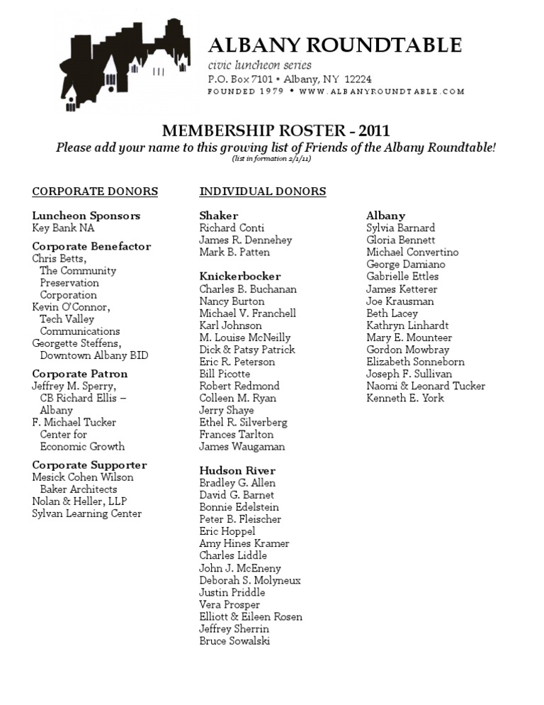 Membership Roster 2 11 | PDF | Business